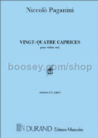 24 Caprices, op. 1 - violin solo