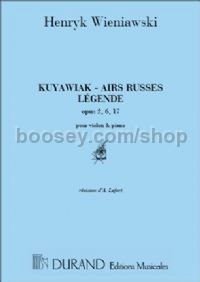 Kujawiak, Mazurka, op. 2, Airs russes, op. 6, Légende, op. 17 - violin & piano