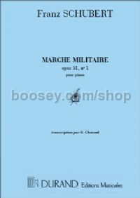 Marche Militaire, op. 51, no. 1 - piano