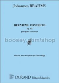 Piano Concerto No. 2 in Bb major, op. 83 - solo & reduction