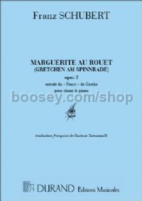 Marguerite au rouet - mezzo-soprano & piano