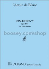Concerto No. 9, op. 104 - violin & piano
