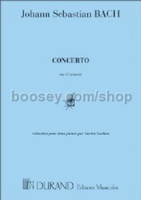 Concerto in D minor, BWV 1052 for piano and orchestra - solo & reduction