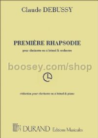 Rhapsodie No. 1 - clarinet & piano