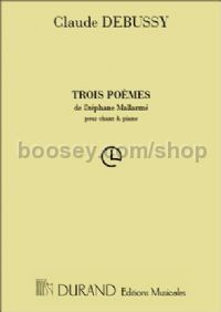 3 Poèmes de Stéphane Mallarmé - voice & piano