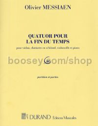 Quatour Pour La Fin Du Temps (score & parts)