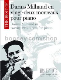 The Best of Darius Milhaud en 22 morceaux pour piano