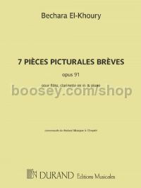 7 Pièces Picturales Brèves Opus 91 (Flute, Clarinet & Piano)