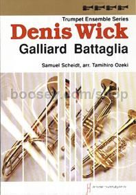 Galliard Battaglia - Trumpet (Score & Parts)