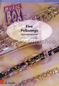 Five Folksongs - Clarinet (Score & Parts)