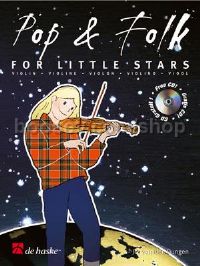 Pop & Folk for little stars (Book & CD) - Violin
