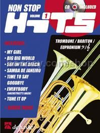 Non Stop Hits Vol. 1 - Trombone/Euphonium (Book & CD)