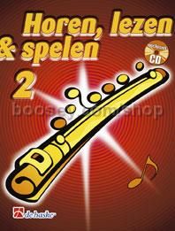 Horen Lezen & Spelen 2 dwarsfluit - Flute (Book & CD)