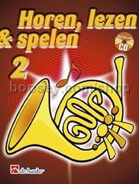 Horen Lezen & Spelen 2 hoorn (F) (Book & CD)