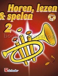 Horen Lezen & Spelen 2 trompet (Book & CD)