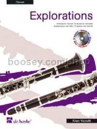 Explorations (Book & CD) - Clarinet