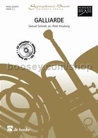 Galliarde - Brass Quintet (Score & Parts with CD)