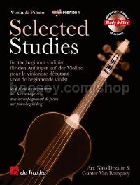 Selected Studies for the beginner viola player (+ 2 CDs)