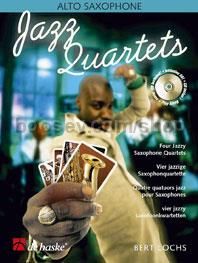 Jazz Quartets (Book & CD - Alto Saxophone)