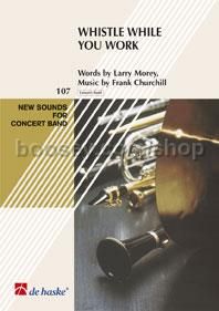 Whistle While You Work - Concert Band (Score & Parts)