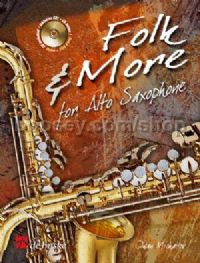 Folk & More for alto saxophone - Alto Saxophone (Book & CD)