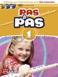 Pas à Pas 1 Flûte Traversière (Book with 2 CDs & DVD)