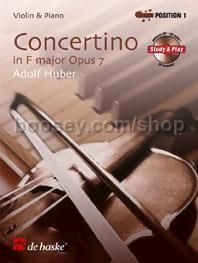 Concertino in F major Opus 7 (Book & CD) - Violin