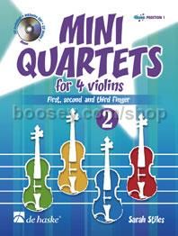 Mini Quartets 2 for 4 violins (Book & CD)