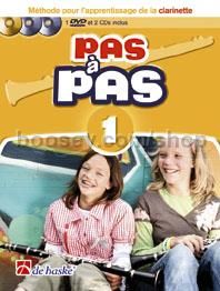 Pas à Pas 1 Clarinette (Book with 2 CDs & DVD)