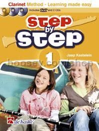 Step by Step 1 Clarinet (Book with 2 CDs & DVD)