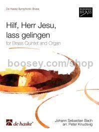 Hilf, Herr Jesu, lass gelingen - Brass Quintet & Organ (Score & Parts)