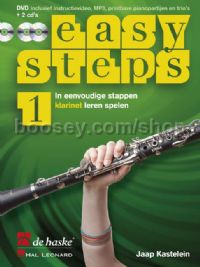 Easy Steps 1 klarinet (Book with 2 CDs & DVD)