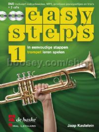 Easy Steps 1 trompet (Book with 2 CDs & DVD)