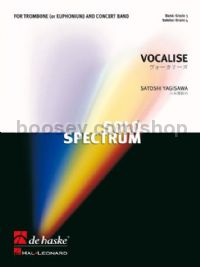 Vocalise - Trombone [or Euphonium] and Concert Band Score