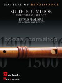 Suite in G minor - Recorder Quartet (Score & Parts)