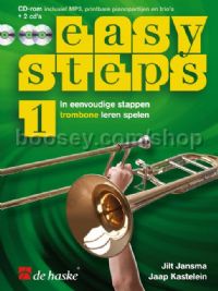 Easy Steps 1 trombone (Book with 2 CDs & CD-ROM)
