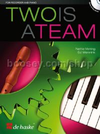 Two is a Team - Recorder (Book & CD)