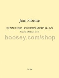 Hjertats - des Herzens Morgen - tenor voice & piano