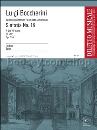 Sinfonia No. 18 in F major op. 35/4 G512 - orchestra & 2 violins (score)