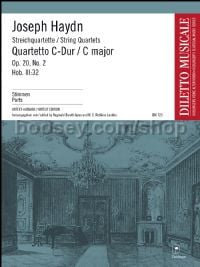 String Quartet in C major op. 20/2 Hob. III:32 (set of parts)