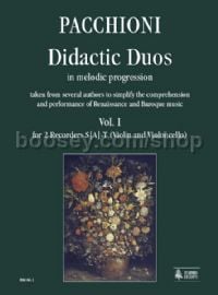 Didactic Duos in melodic progression - Vol. 1: for 2 Recorders S[A]-T (Violin & Cello)