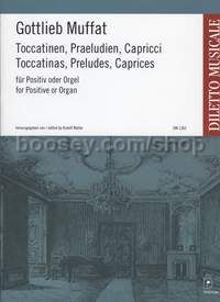 Toccatinen, Präludien, Capricci - positive organ (organ)