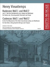 Two cadenzas WoO1 and WoO2 (Score & Parts)