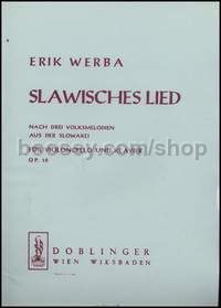 Slawisches Lied op. 10 - cello and piano