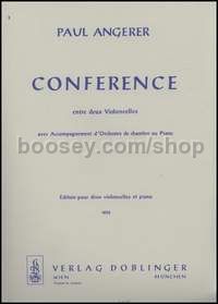 Conference entre deux Violoncelles - 2 cellos and piano