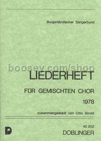 Burgenländischer Sängerbund: Liederheft - mixed choir (SATB) (choral score)