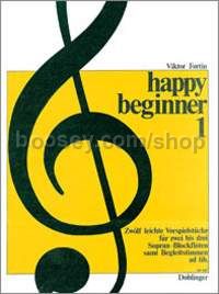 Happy Beginner Band 1 - 2-3 descant recorders and accompanying instruments