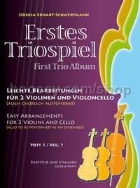 First Trio Album Heft 1 - 2 violins and cello (score and parts)