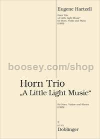 Horn Trio (A little light music) - horn, violin and piano (score and parts)