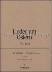 Lieder um Ostern - voice & instruments (score & parts)